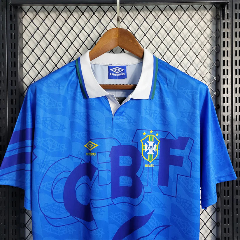 Camiseta Brasil Retro Visitante 1992