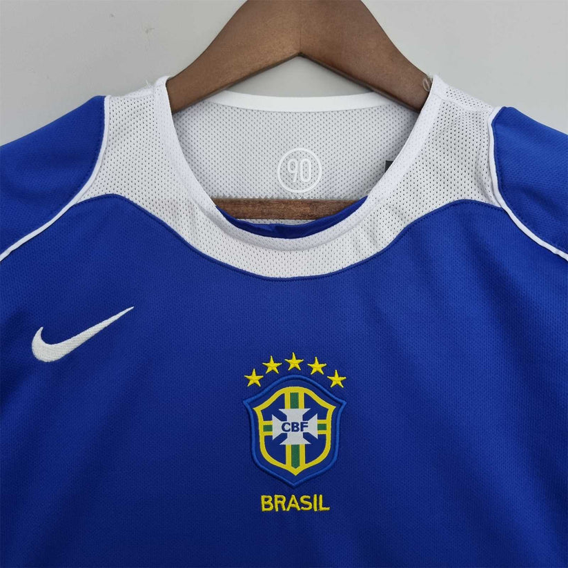 Camiseta Brasil Retro Visitante 2004