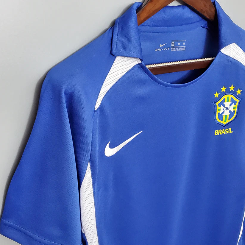 Camiseta Brasil Retro Visitante 2002