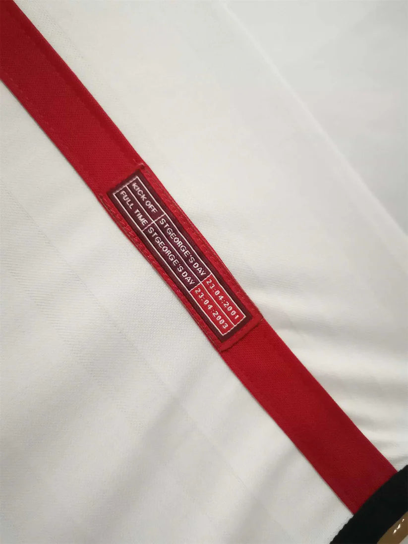 Camiseta Inglaterra Retro Local 2002