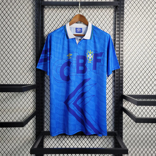 Camiseta Brasil Retro Visitante 1992